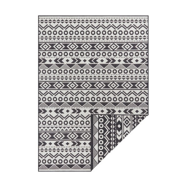 Černo-bílý venkovní koberec Ragami Roma, 80 x 150 cm