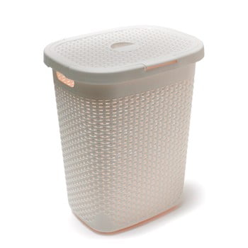 Coș de rufe addis rattan hamper calico, crem