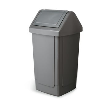 Coș de gunoi addis swing bin, 33 x 33 x 66,5 cm, gri