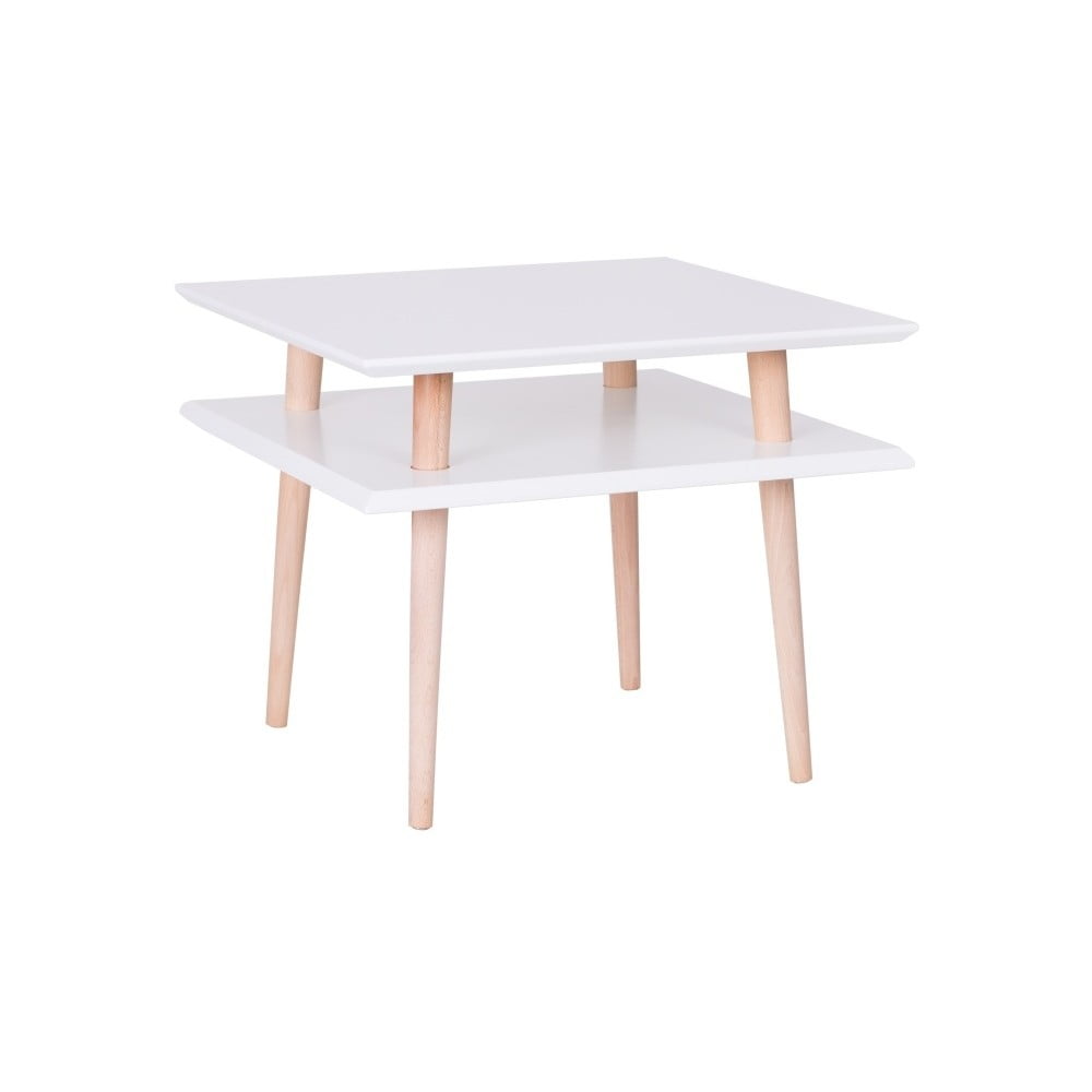 Bílý konferenční stolek Ragaba Square, 55x55 cm