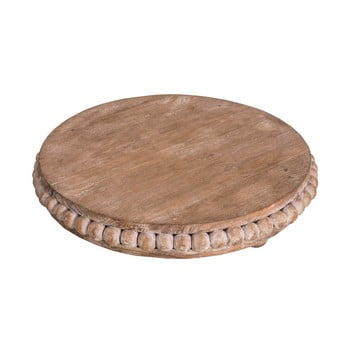 Suport din lemn pentru farfurie antic line, ⌀ 27,5 cm