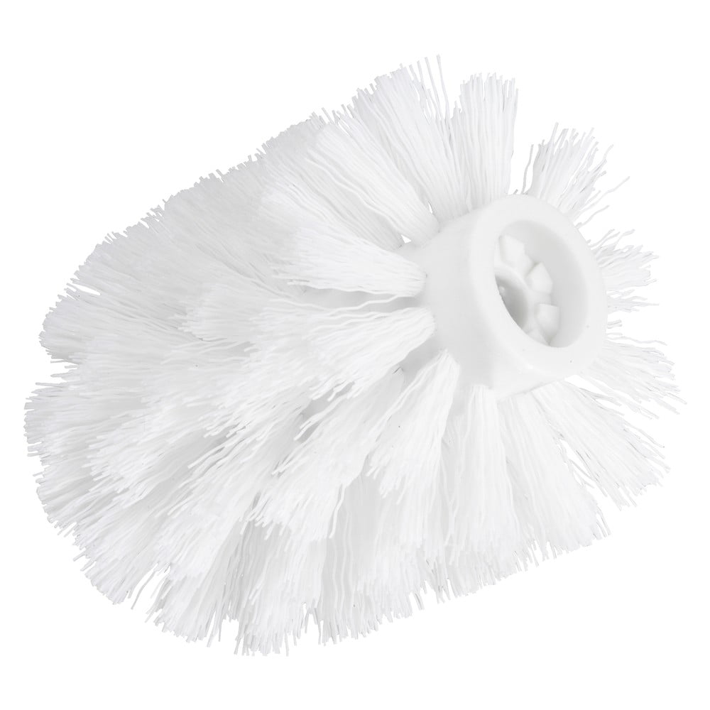 Bílá plastová náhradní  hlavice pro WC kartáč Ø 8 cm – Wenko