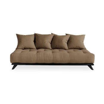 Canapea karup design senza black/mocca, maro