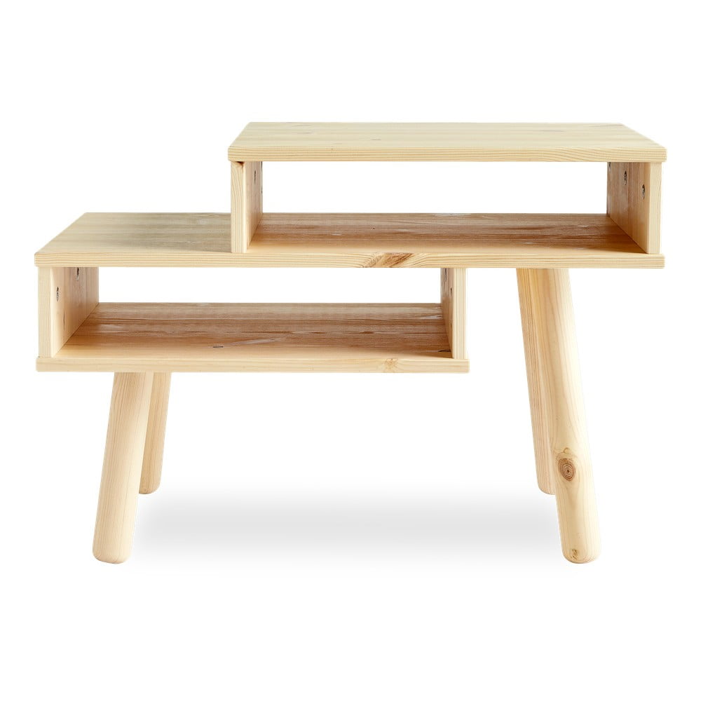 Konferenční stolek z borovicového dřeva v přírodní barvě Karup Design Haku