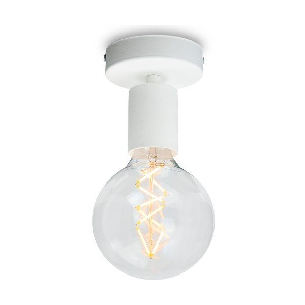 Bílé stropní svítidlo Bulb Attack Cero 