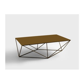 Masă de cafea custom form daryl, délka 140 cm, auriu