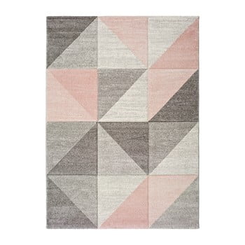 Covor universal retudo naia, 160 x 230 cm, gri-roz