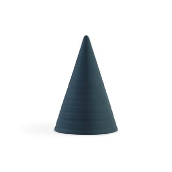 Statuetă decorativă din ceramică kähler design glazed cone dark blue, înălțime 15 cm, albastru închis
