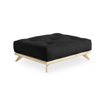 Taburet karup design senza natural/dark grey, gri închis