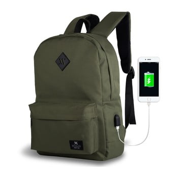 Rucsac cu port usb my valice specta smart bag, verde