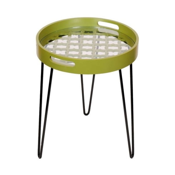 Zelený ručně vyráběný odkládací stolek Vivorum Las Vegas