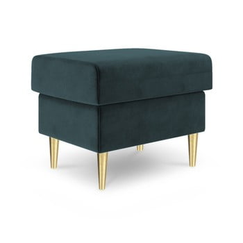 Puf mazzini sofas muguet, 60 x 45 cm, albastru petrol