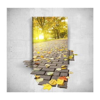 Tablou de perete 3d mosticx autumn road, 40 x 60 cm