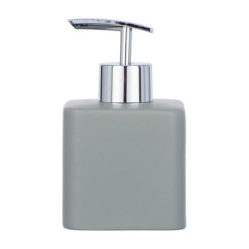 Dozator din ceramică pentru săpun lichid wenko hexa, gri