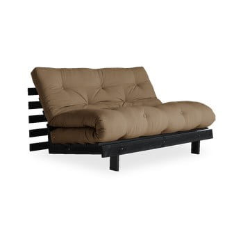 Canapea extensibilă karup design roots black/mocca