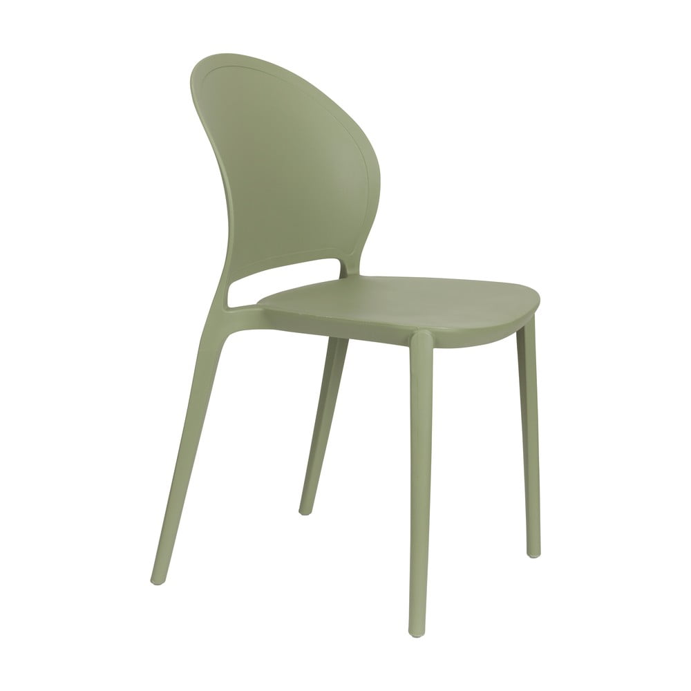 Zelená plastová zahradní židle Sjoerd – White Label