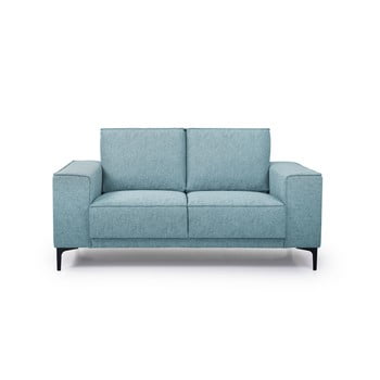 Canapea cu 2 locuri softnord copenhagen, albastru safir