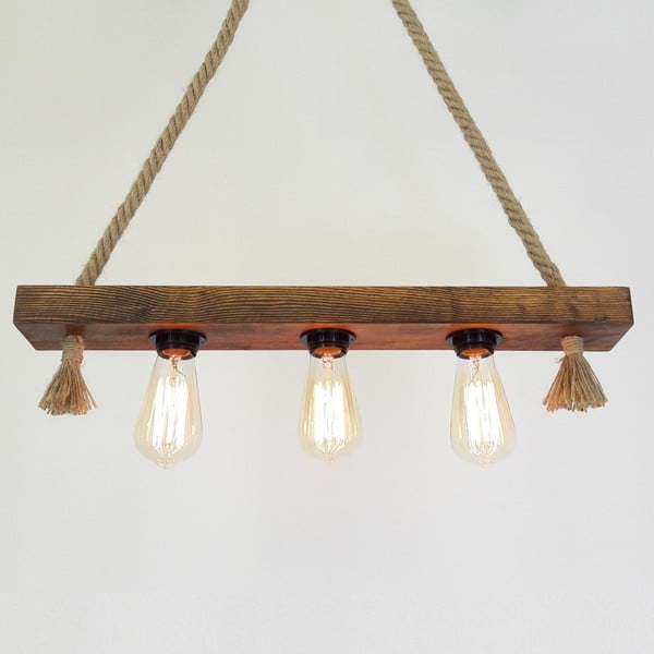 Dřevěné stropní závěsné svítidlo Kutuk