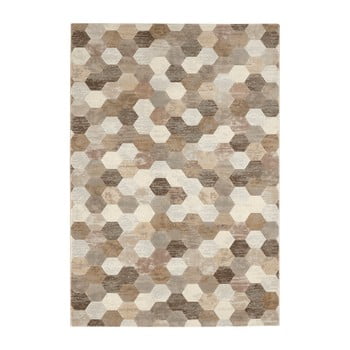 Covor elle decor arty manosque, 160 x 230 cm, maro - crem