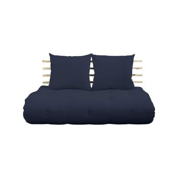 Canapea extensibilă karup design shin sano natural/navy, albastru închis