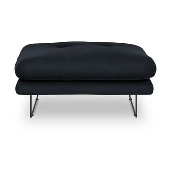 Puf cu tapițerie de catifea Windsor & Co Sofas Gravity, albastru închis