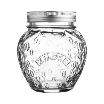 Borcan din sticlă cu capac kilner jahoda, 0,4 l