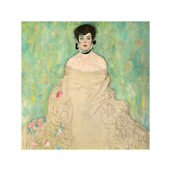 Reprodukce obrazu Gustav Klimt - Amalie Zuckerkandl, 40 x 40 cm