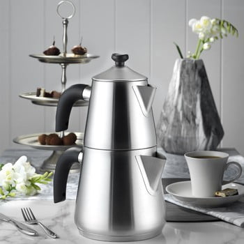 Ceainic dublu din oțel inoxidabil kutahya coffee
