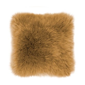 Pernă tiseco home studio sheepskin, 45 x 45 cm, maro