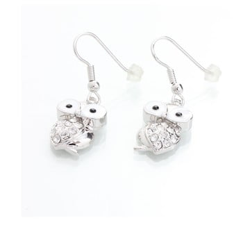 Cercei cu cristale Swarovski Laura Bruni Owl