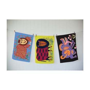 Set 3 suporturi din bumbac pentru masă madre selva monstres