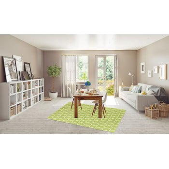 Covor foarte rezistent floorita trellis, 160 x 230 cm, verde