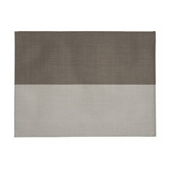 Suport pentru farfurie Tiseco Home Studio Stripe, 33 x 45 cm, bej - maro