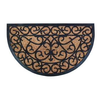 Covoraș intrare din cauciuc și fibre de cocos esschert design ornamental, lățime 74.5 cm