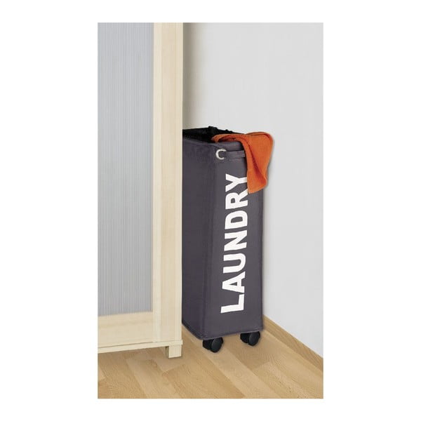 Šedý koš na prádlo Wenko Corno, 44,4 l