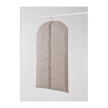 Husă mică pentru haine compactor dots, 100 cm, bej