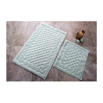 Set 2 covorașe de baie 100% bumbac bambi mint
