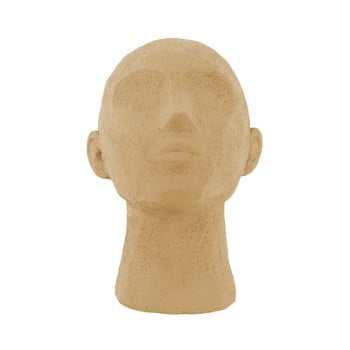Statuetă decorativă pt living face art, înălțime 22,8 cm, maro nisip