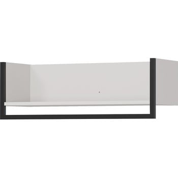 Raft cu cuier germania madeo, lățime 76 cm, alb