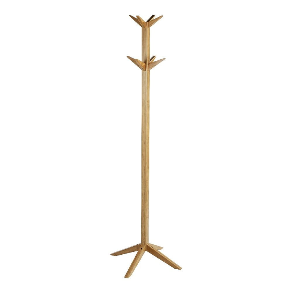 Věšák z bambusového dřeva Wenko Bamboo Rack, výška 167 cm