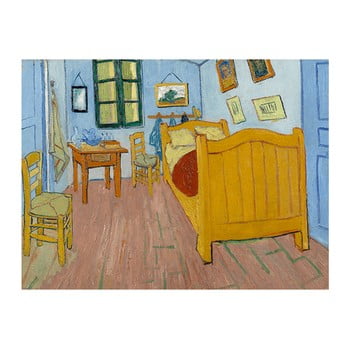 Reproducere tablou vincent van gogh - the bedroom, 40 x 30 cm