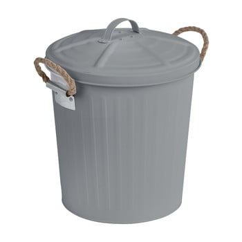 Coș de gunoi din inox wenko, gri