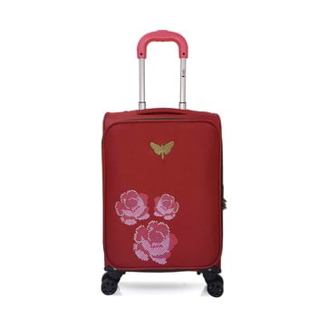 Troler pentru cabină cu 4 roți lpb joanna, 40 l, roșu