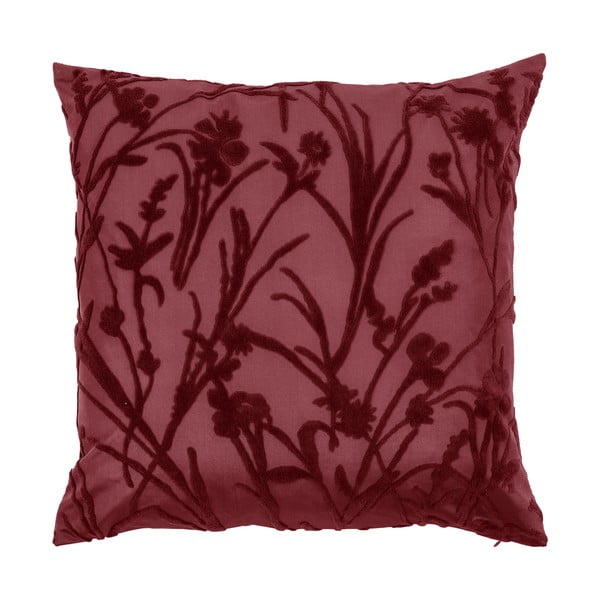 Červený dekorativní polštář Tiseco Home Studio Iris, 45 x 45 cm