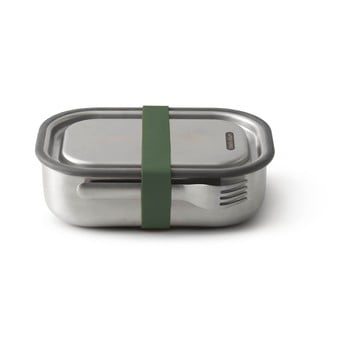 Cutie din oțel inoxidabil pentru gustări și curea verde black + blum, 1000 ml