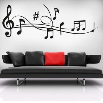 Autocolant decorativ pentru perete music