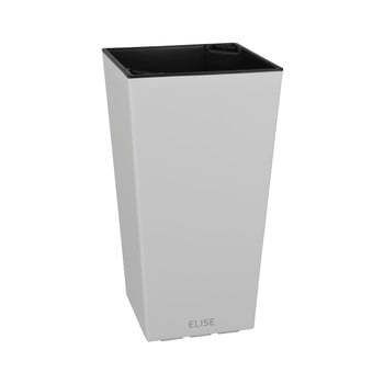 Ghiveci de flori adecvat pentru exterior gardenico elise, înălțime 58 cm, alb mat