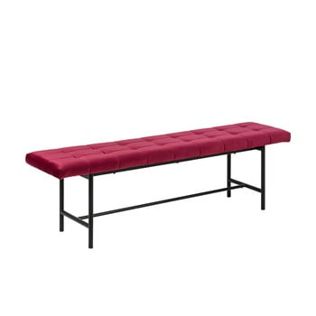 Bancă interstil sigfrid, lungime 160 cm, roșu