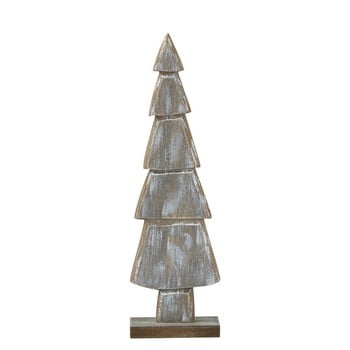 Figurină decorativă din lemn KJ Collection Tree, înălțime 30,5 cm