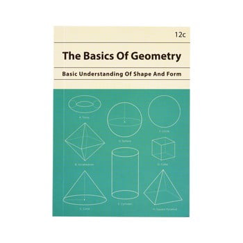 Agendă în format a6 cu forme geometrice rex london, 60 pagini dictando